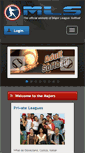 Mobile Screenshot of mlsoftball.com
